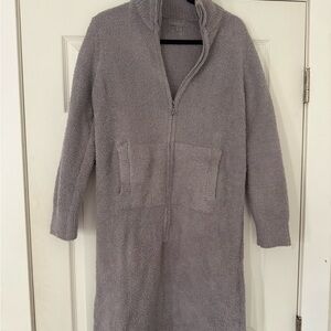Barefoot Dreams Gray Teddy Jacket
